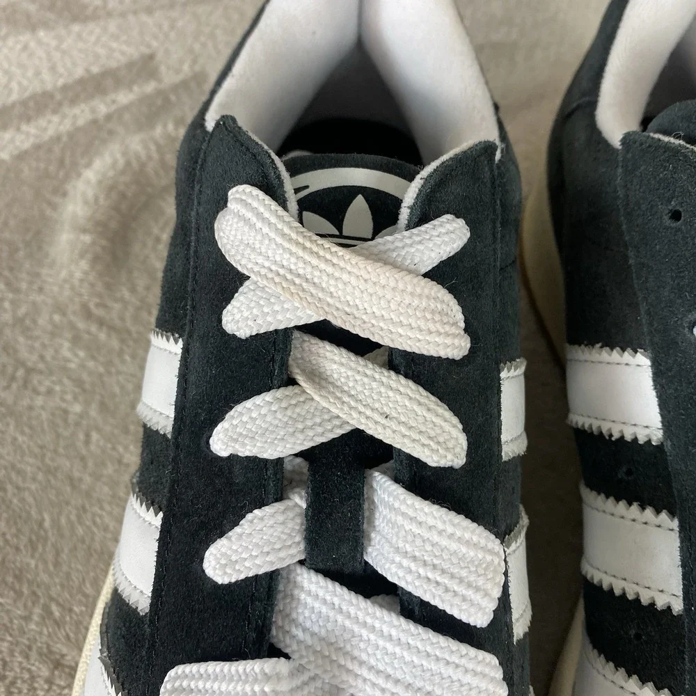 Adidas Campus 00s Shoes Mens Size 13 Black White Suede Sneakers Originals NEW